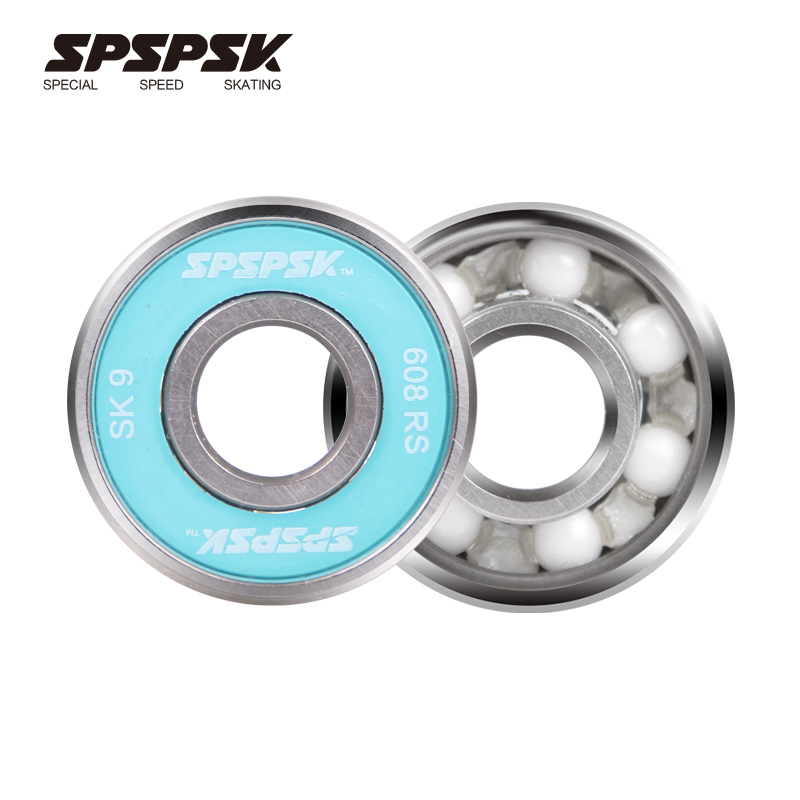SK-9 White Ceramic Ball Speed Skating Bearing - SPSPSK